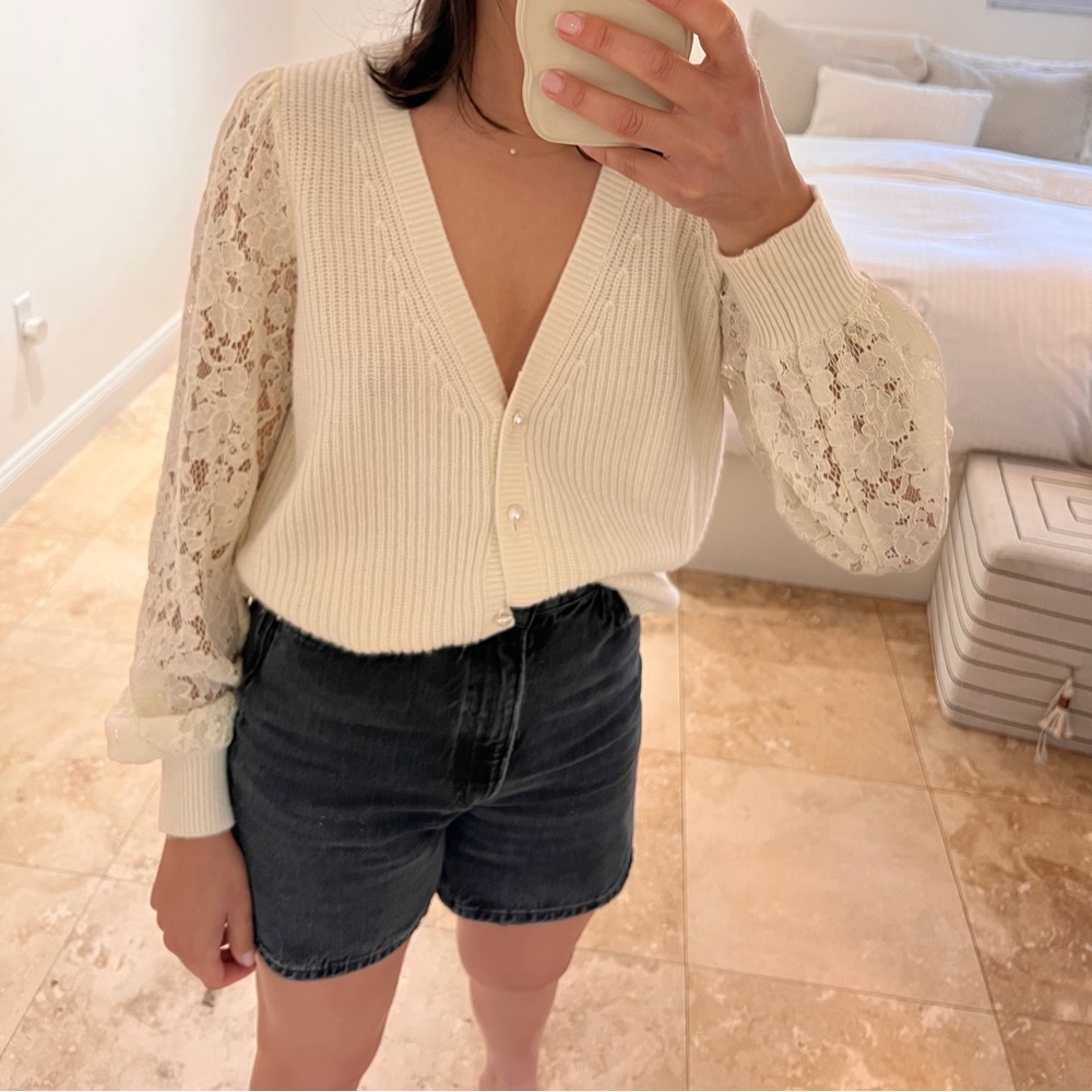 Cami NYC Cream Knit Sweater